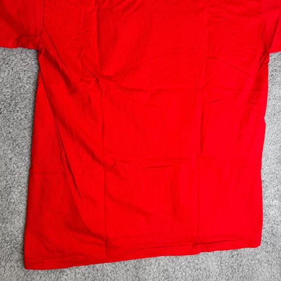 Vintage Kamehameha T Shirt Adult Large Red Crew Neck Makaha Hawaii - Picture 8 of 9